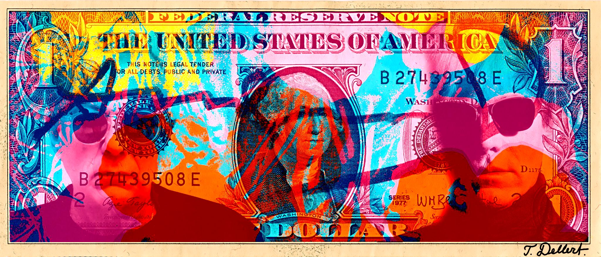 WARHOL TOMMY DOLLAR  DOLLAR BILL 